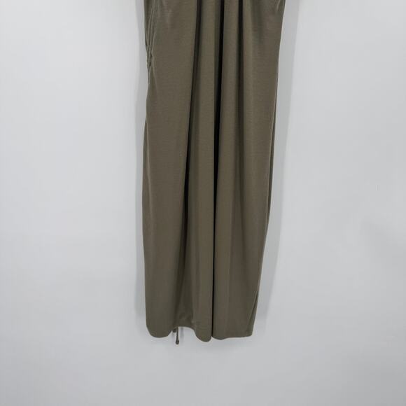 Old Navy Active Ultralite Womens Medium Green Athletic Racerback Tank Maxi Dress - Picture 6 of 10